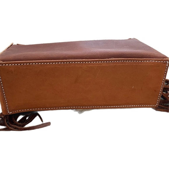 Custom Handmade Cowhide Fringe Purse - Picture 8 of 14